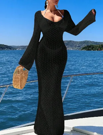Rochie de plaja SHEIN, negru