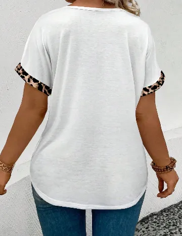 Tricou SHEIN CURVE, alb