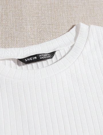 Top SHEIN, alb