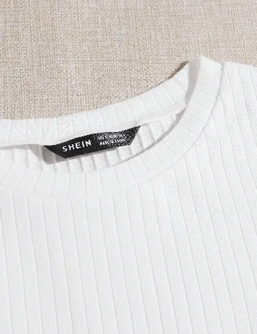 Top SHEIN, alb