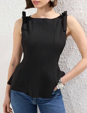 Top SHEIN, negru