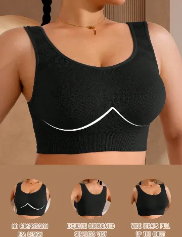 Bustiera SHEIN CURVE, negru