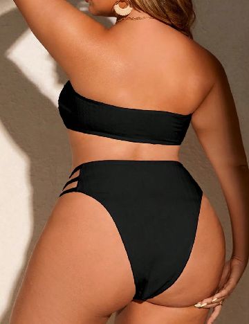 Costum de baie SHEIN CURVE, negru