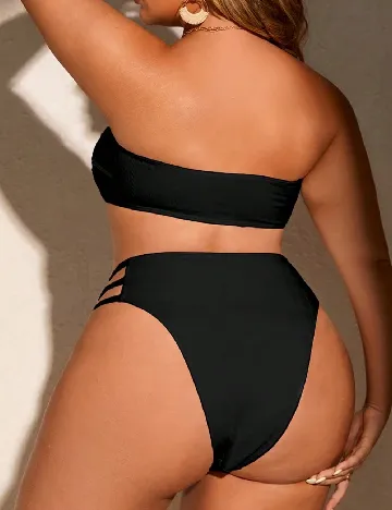 Costum de baie SHEIN CURVE, negru