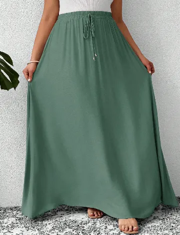 Fusta SHEIN CURVE, verde