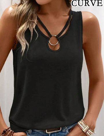 Maiou SHEIN CURVE, negru
