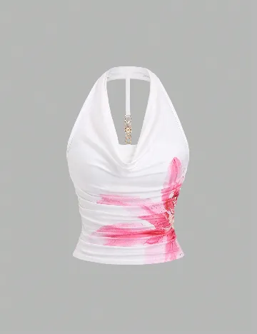 Top SHEIN, alb