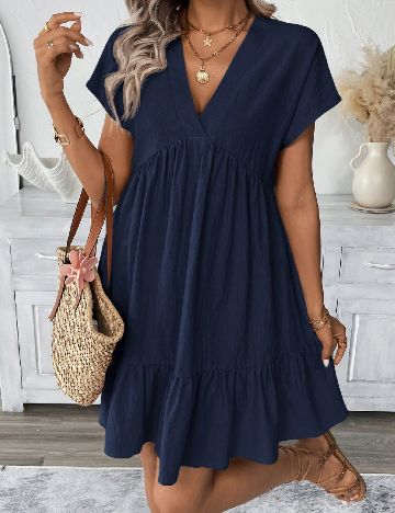 Rochie scurta SHEIN, albastru