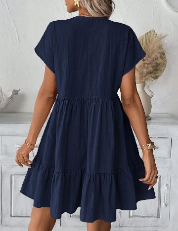 Rochie scurta SHEIN, albastru