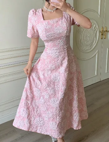 Rochie medie SHEIN, roz