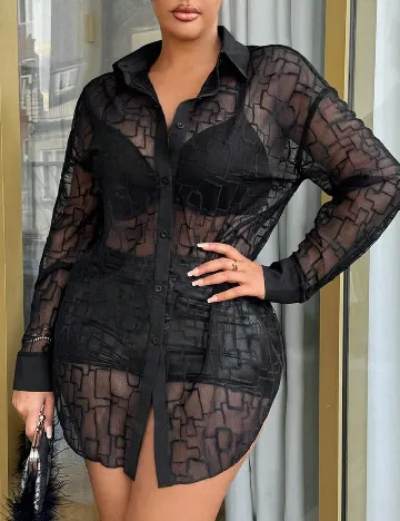Camasa SHEIN, negru