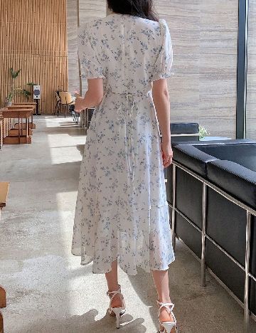 Rochie medie Dazy, floral print