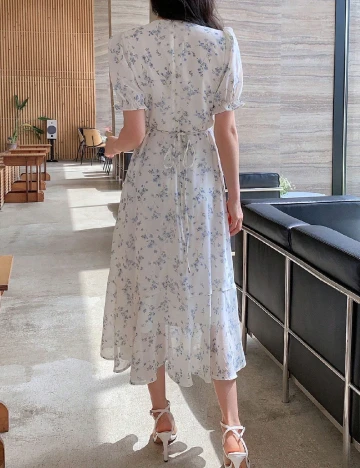 Rochie medie Dazy, floral print