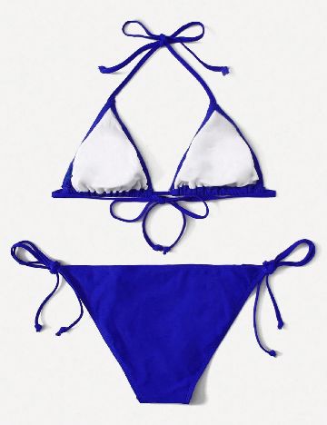 Costum de baie SHEIN, albastru