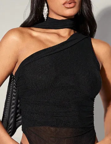 Top SHEIN, negru