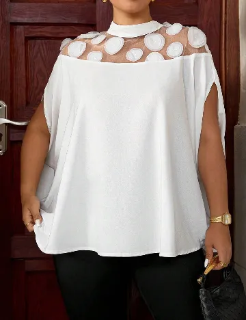 Bluza SHEIN CURVE, albastru