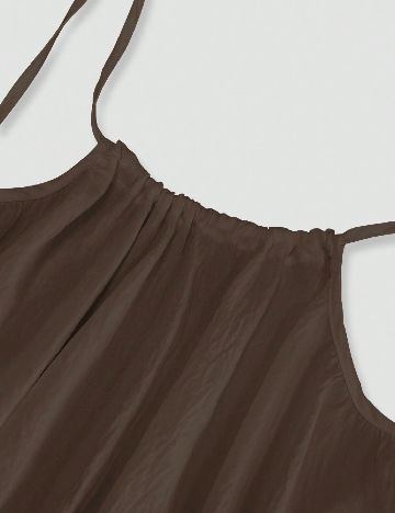 Rochie lunga SHEIN CURVE, maro
