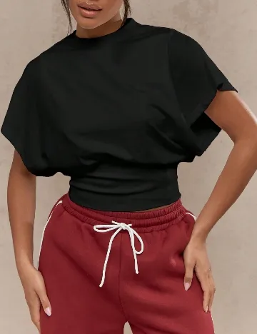 Top Missguided, negru