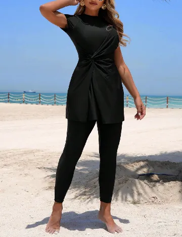 Costum de baie SHEIN, negru