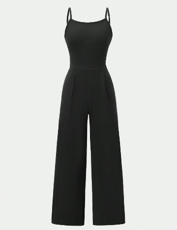 Salopeta Shein Kids, negru