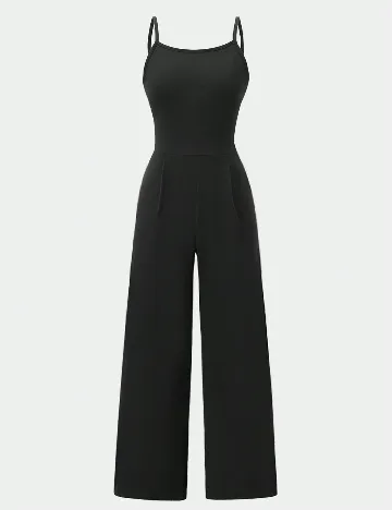 Salopeta Shein Kids, negru
