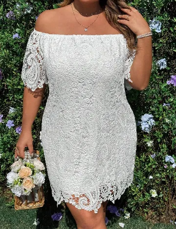 Rochie scurta SHEIN CURVE, albastru