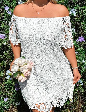 Rochie scurta SHEIN CURVE, albastru