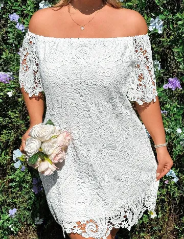Rochie scurta SHEIN CURVE, albastru