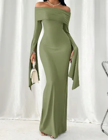 Rochie lunga SHEIN, verde