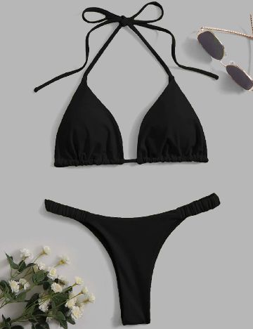 Costum de baie SHEIN, negru