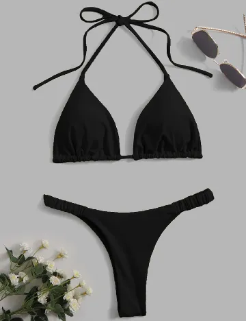 Costum de baie SHEIN, negru