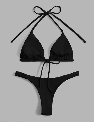Costum de baie SHEIN, negru