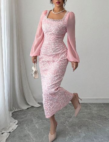 Rochie medie SHEIN, roz