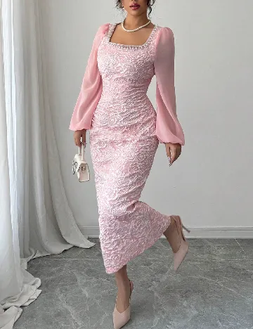 Rochie medie SHEIN, roz