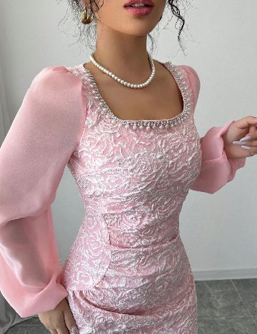Rochie medie SHEIN, roz