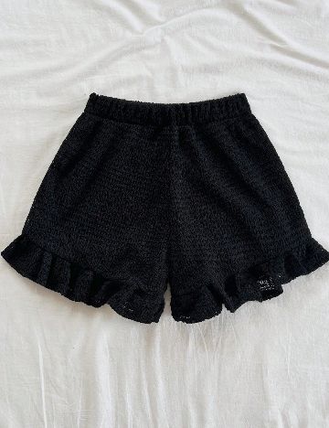 Pantaloni scurti SHEIN, negru