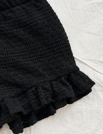 Pantaloni scurti SHEIN, negru
