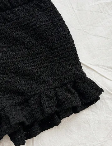 Pantaloni scurti SHEIN, negru