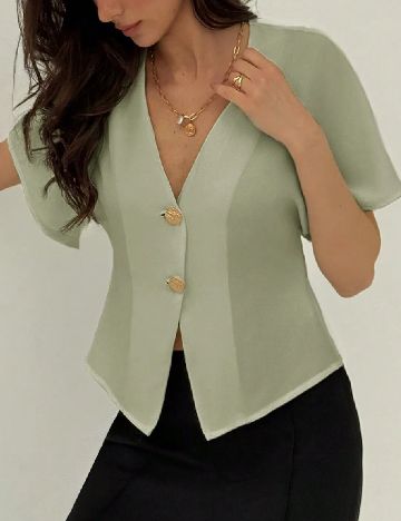 Bluza SHEIN, verde