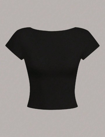 Top SHEIN, negru