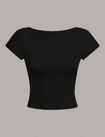Top SHEIN, negru