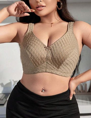 Sutien SHEIN, maro deschis