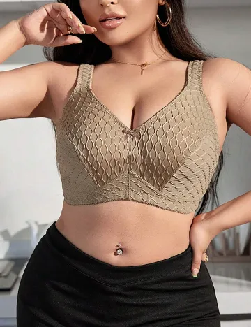 Sutien SHEIN, maro deschis