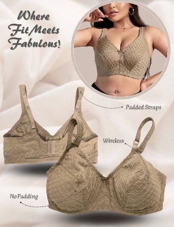 Sutien SHEIN, maro deschis