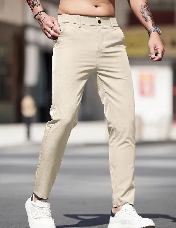 Pantaloni SHEIN, crem