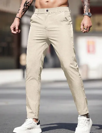 Pantaloni SHEIN, crem