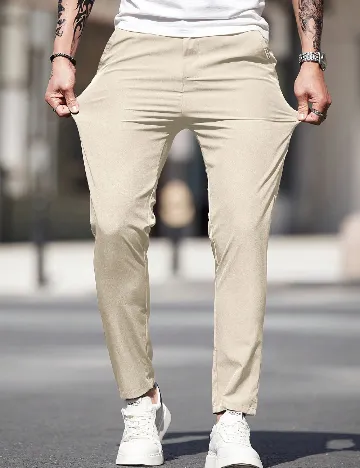 Pantaloni SHEIN, crem