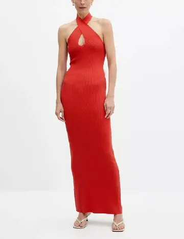 Rochie lunga Mango, portocaliu