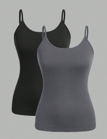 Set Maiouri 2 bucati SHEIN, gri/negru
