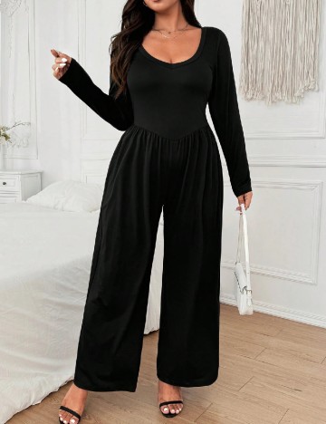 Salopeta SHEIN CURVE, negru